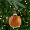 6ct. Bronze & Amber 2-Finish Glass Ball Ornaments